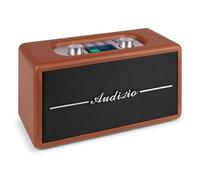 Audizio Tune60 Radio Dab+ retró portátil con Bluetooth 5.0, 40 W, reproducción USB/MicroSD, Pantalla LCD 2,4”, Alarma y Temporizador - Estilo Vintage para hogar y Exterior