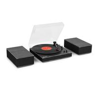 Audizio Tupelo - Tocadiscos con Bluetooth Acabado Negro 33/45/78 RPM Retro