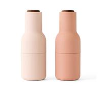 Audo Copenhagen 2 molinillos de especias Bottle Nudes (tapa de nogal)