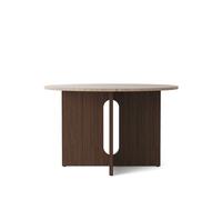 Audo Copenhagen Androgyne Mesa Sand stone. base de roble teñido