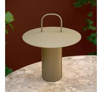 Audo Copenhagen Audo Ray lámpara de mesa LED portátil, verde polvo