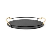 Audo Copenhagen Bandeja de servir Balcony Ø36.5 cm negro