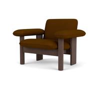 Audo Copenhagen Butaca Brasilia low back Dark oak-Baru 0450