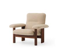 Audo Copenhagen Butaca Brasilia Walnut-Bouclé 02 beige