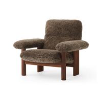 Audo Copenhagen Butaca Brasilia Walnut-Root sheepskin