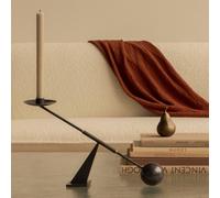 Audo Copenhagen Candelabro Audo Interconnect, bronce, altura 26 cm