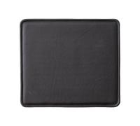Audo Copenhagen Cojín de asiento Mauro para silla Cuero Madras Black