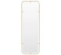 Audo Copenhagen Espejo rectangular Nimbus Polished brass