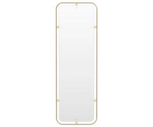 Audo Copenhagen Espejo rectangular Nimbus Polished brass