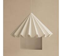 Audo Copenhagen Lámpara colgante Audo Dancing, blanca, Ø 65 cm, fieltro True