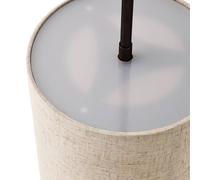 Audo Copenhagen Lámpara colgante Audo Hashira de lino, Ø 18 cm, natural