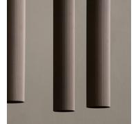 Audo Copenhagen Lámpara colgante Audo Tubulaire, altura 24 cm, bronce, aluminio