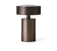 Audo Copenhagen Lámpara de mesa portátil Column IP44 Bronce