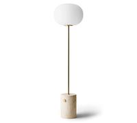 Audo Copenhagen Lámpara de pie JWDA travertino-latón. 150 cm