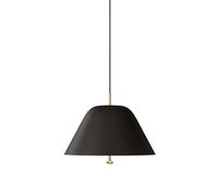 Audo Copenhagen Lámpara colgante Levitate Ø40 cm negro-latón