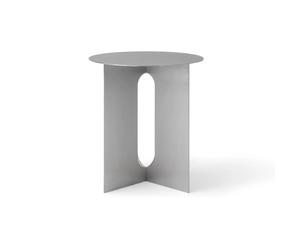 Audo Copenhagen Mesa auxiliar Androgyne Ø40cm Brushed steel