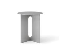 Audo Copenhagen Mesa auxiliar Androgyne Ø40x43 cm Brushed steel