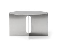 Audo Copenhagen Mesa auxiliar Androgyne Ø63 cm Brushed steel