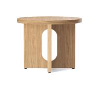Audo Copenhagen Mesa Auxiliar Androgyne de roble Ø50 cm Roble-Tablero de mesa