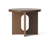 Audo Copenhagen Mesa Auxiliar Androgyne de roble oscurecido Ø50 cm Tablero de roble teñido de oscuro