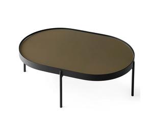Audo Copenhagen Mesa de centro NoNo L 59.5 x 96.5 cm Negro-marrón
