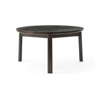 Audo Copenhagen Mesa de centro Passage Ø70 cm Roble lacado oscuro