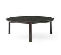 Audo Copenhagen Mesa de centro Passage Ø90 cm Roble lacado oscuro