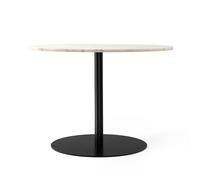 Audo Copenhagen Mesa Harbour Column Marble offwhite. ø105 cm. base negra