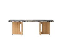 Audo Copenhagen Mesa lounge Androgyne 45x120 cm Grey galaxy-roble sin tratar