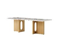 Audo Copenhagen Mesa lounge Androgyne Natural oak-Calacatta viola