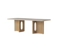 Audo Copenhagen Mesa lounge Androgyne Sand/kunis breccia. base de roble