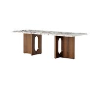 Audo Copenhagen Mesa lounge Androgyne Walnut-Calacatta viola