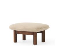Audo Copenhagen Reposapiés Brasilia Bouclé 02 beige-roble teñido oscuro