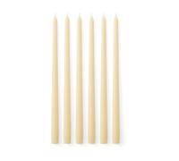 Audo Copenhagen Set de 6 velas Spire 38 cm Ivory