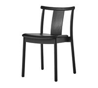 Audo Copenhagen Silla con cojín de silla Merkur Black-Dakar 0842 black