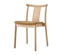 Audo Copenhagen Silla con cojín de silla Merkur Oak-Bouclé 06 gold