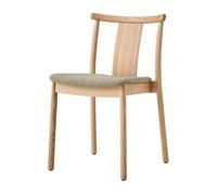 Audo Copenhagen Silla con cojín de silla Merkur Oak-Hallingdal 0200 beige