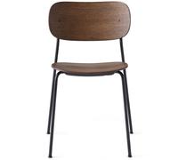 Audo Copenhagen Silla de comedor con patas negras Co Roble teñido oscuro