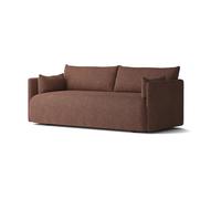 Audo Copenhagen Sofá Offset 2 plazas Audo Bouclé 08 Bordeaux