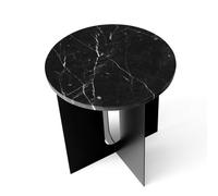 Audo Copenhagen Tablero Androgyne para mesa auxiliar Ø42 cm negro