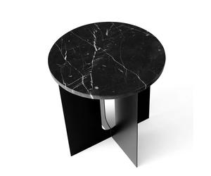 Audo Copenhagen Tablero Androgyne para mesa auxiliar Ø42 cm negro