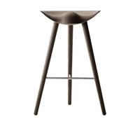 Audo Copenhagen Taburete ML42 69 cm roble aceitado marrón-acero