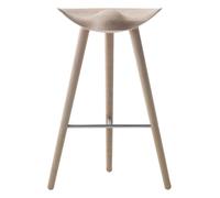Audo Copenhagen Taburete ML42 77 cm Roble-acero