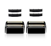 AUDOC cabezales de afeitar de repuesto compatibles con BaByliss Foil Shaver (Black/2)
