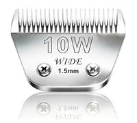 AUDOC Cuchillas cortadoras de 10 W de hoja ancha para cortadoras Andis, Oster A5, Wahl km10