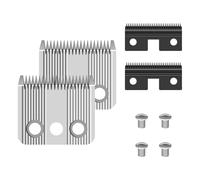 AUDOC Star Blade,Cuchilla de repuesto compatible con la recortadora Moser Rex 1230, de acero inoxidable, 3 mm, paquete de 2
