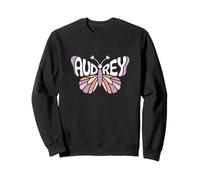 Audrey Butterfly - Arte de Palabras con Nombre Personalizado Sudadera