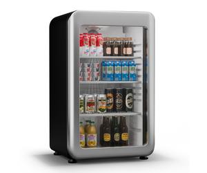 Audrey Evo 74cm 95L Nevera de Bebidas Plata