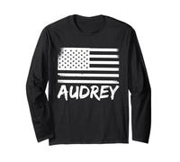 Audrey Forename Ciudadanía Nombre de cumpleaños Personalizado Manga Larga