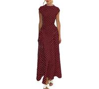 Audrey Hepburn - Vestido para mujer, cóctel, boda, vintage, retro, 50, estilo vintage, 50, 60, para fiesta, fiesta, fiesta, fiesta, fiesta, Rockabilly sin mangas, vestido de playa, vestido pin up años